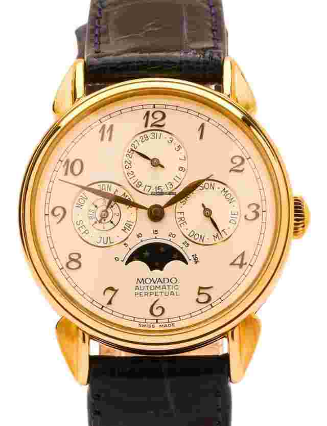 Movado
                           
                                 Gold Perpetual Calendar Moonphase