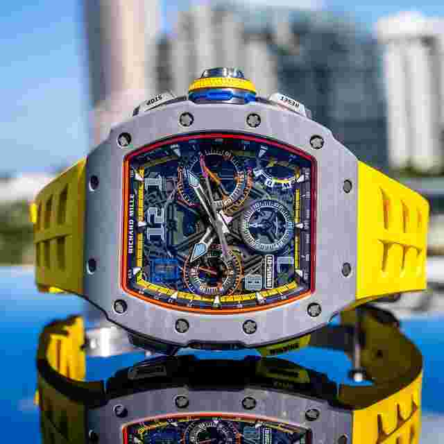 Richard Mille
                           
                                 2024 RM 65-01 Automatic Chronograph Grey Carbon TPT