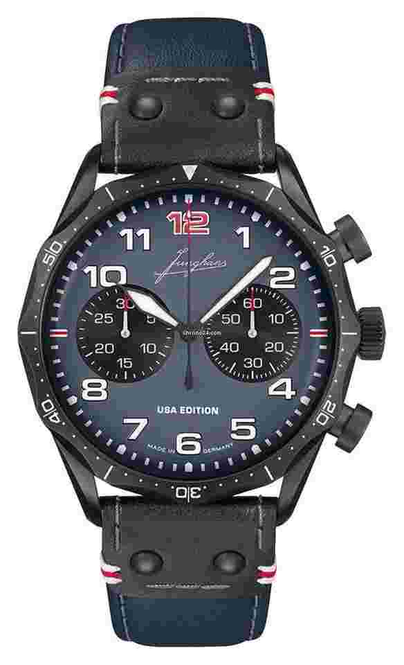 Junghans
Pilot Chronoscope Automatic Chronograph Leather Mens Watch 27/3395.00