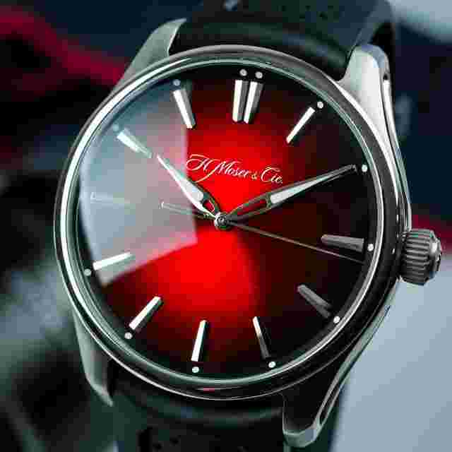 H.Moser & Cie.
                           
                                 Pioneer Centre Seconds Swiss Mad Red Fume 3200-1207