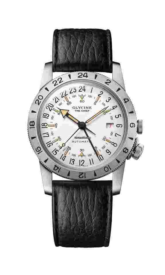 Glycine Airman
                           
                                 Vintage The Chief GMT Sapphire Crystal