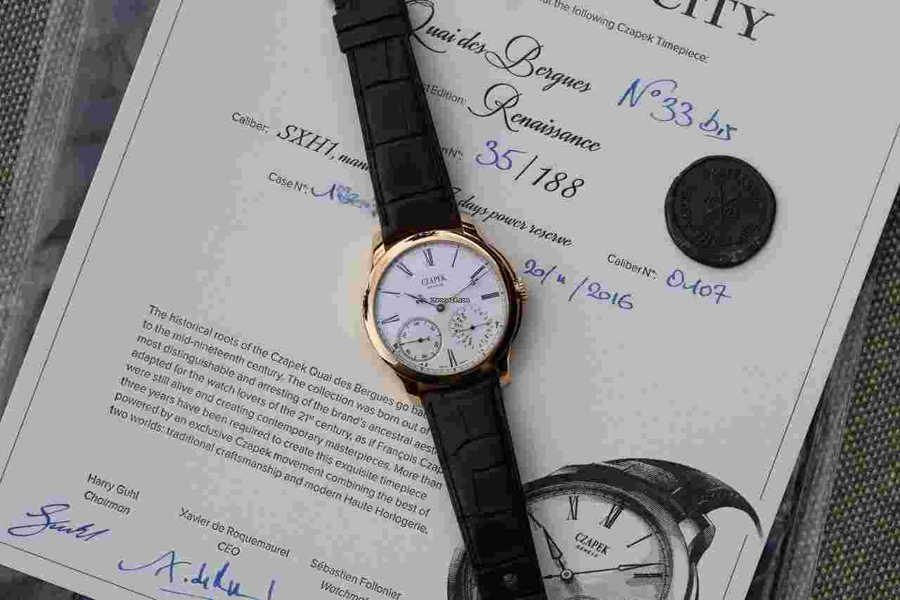 Czapek
2016 Czapek Quai Des Bergues No. 33bis Renaissance Rose Gold