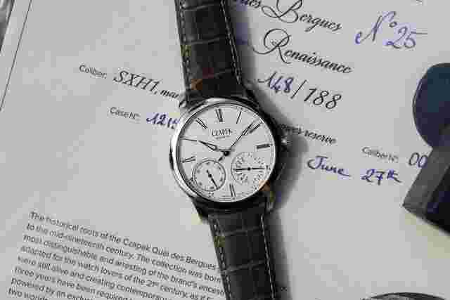 Czapek
                           
                                 2017 Czapek Quai Des Bergues No. 25 First Edition Steel