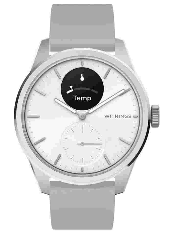 Withings HWA10-model 5-All-Int ScanWatch 2 White 42 mm 5ATM 