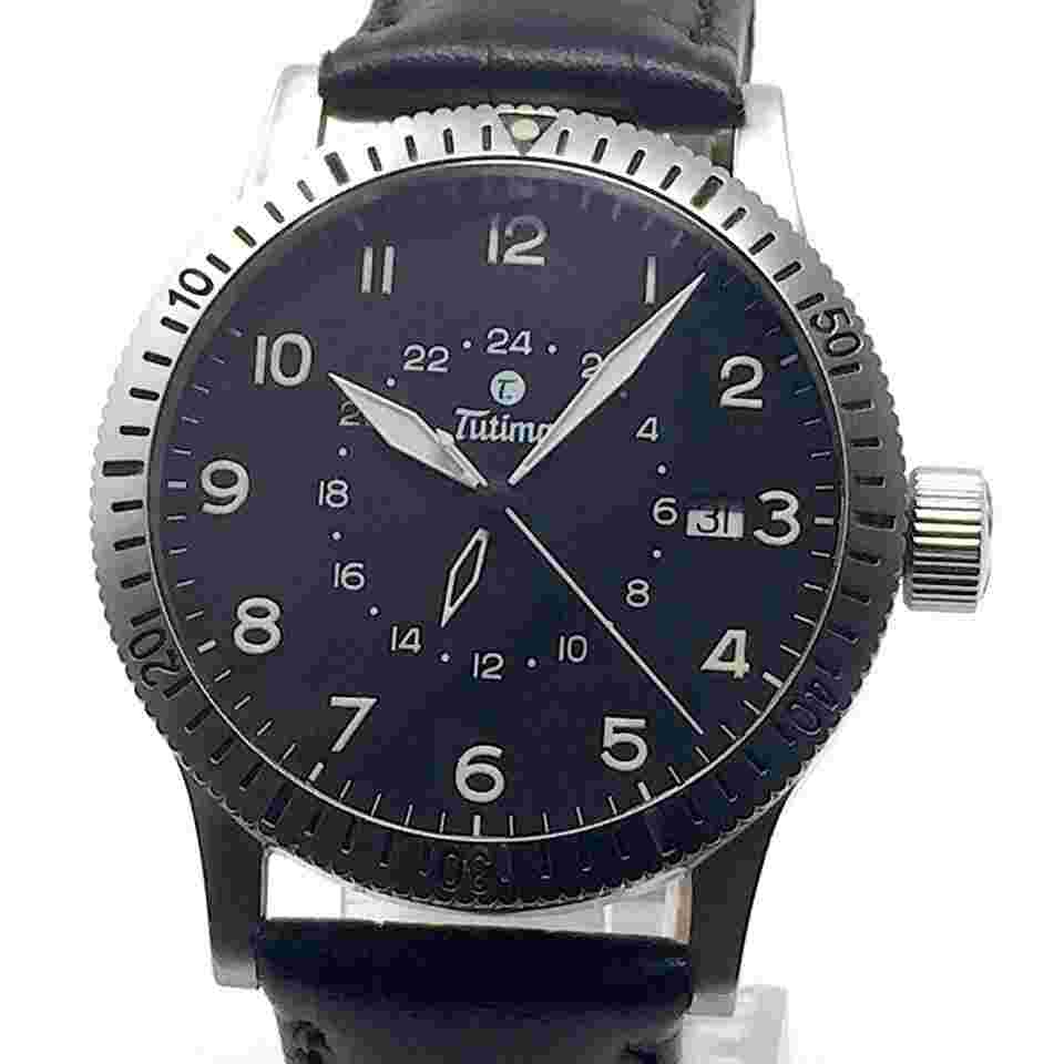 Tutima (revisioned & almost new) 39mm Full-Set FX UTC Automatic GMT 633/634 QQQI