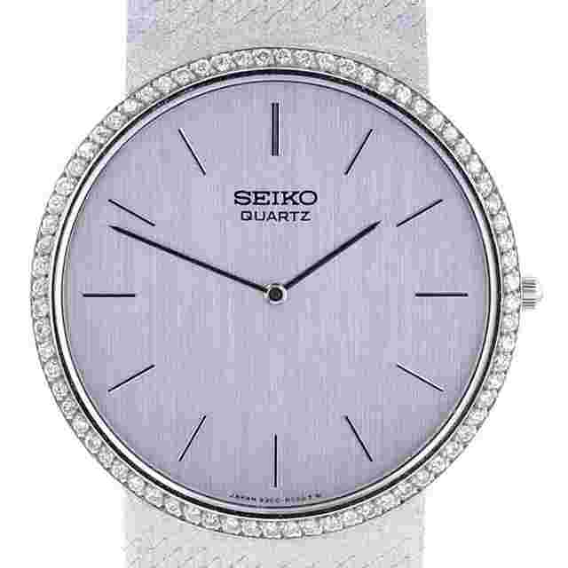 Seiko Classic Weißgold 585 72 Diamanten