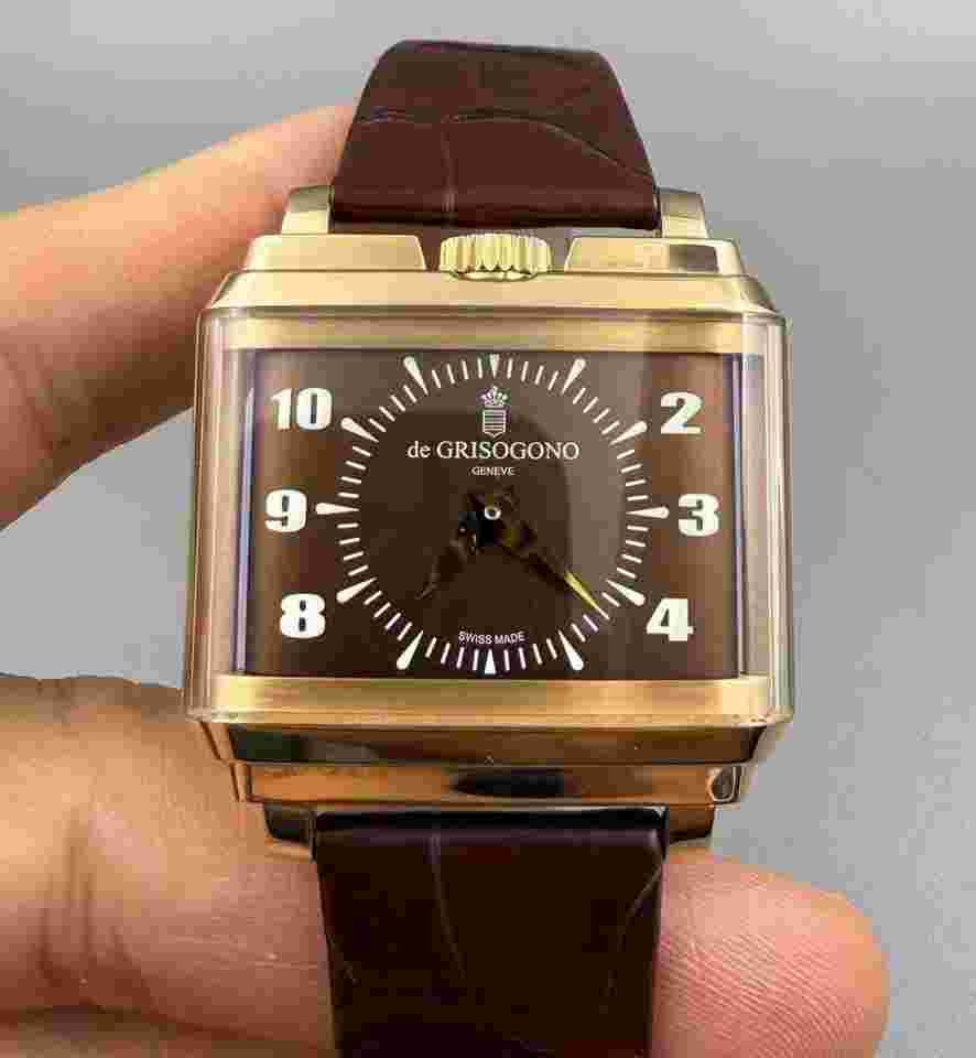 De Grisogono Rose Gold Automatic Watch 40X36MM