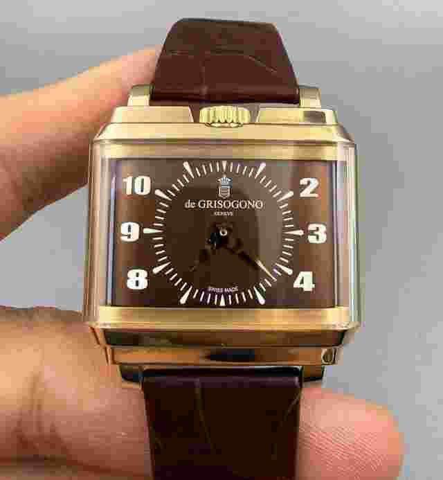 De Grisogono Rose Gold Automatic Watch 40X36MM