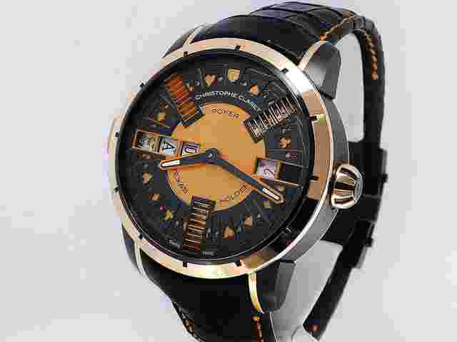 Christophe Claret Poker Texas Hold'em Casino MTR.PCK05-21-040 18k Rose Gold & Titanium