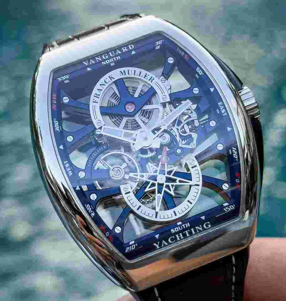 Franck Muller Vanguard Yachting Anchor Skeleton Franck Muller Vanguard Yachting Anchor Skeleton boxes/papers