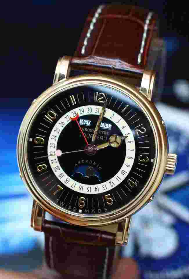Tourneau Astronic Chronometer Triple Calendar Moon Phase