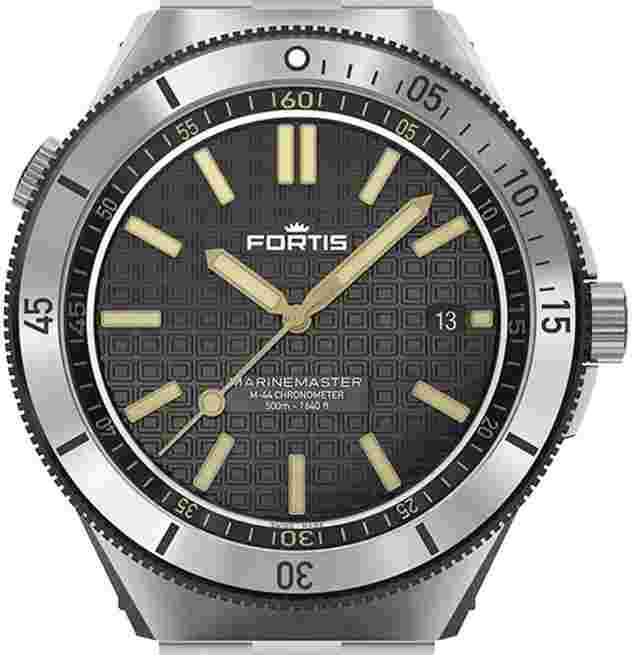 Fortis Marinemaster Black Resin M-44 F8120018