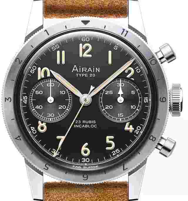 Airain Type 20 Handaufzug Chronograph 421.436S 