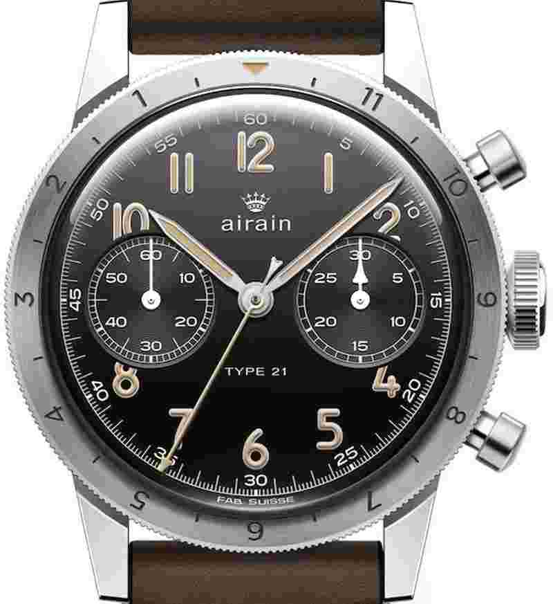 Airain Type 21 Handaufzug Chronograph 423.438
