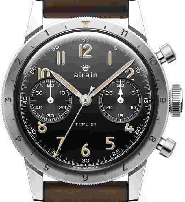 Airain Type 21 Handaufzug Chronograph 423.438 