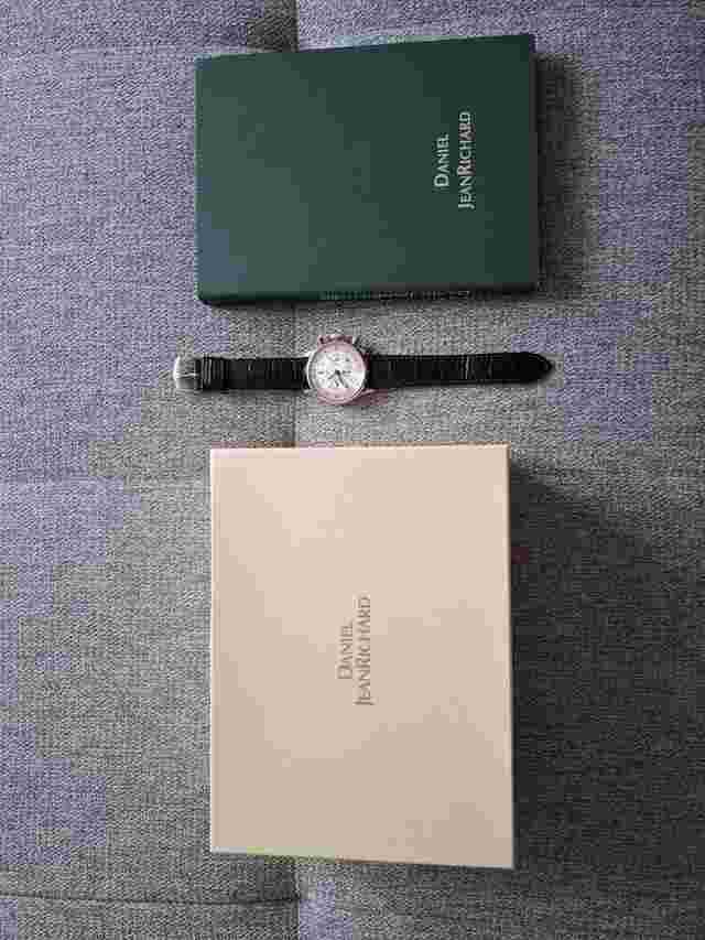 JeanRichard Bressel Full Set - mit Originalbox Originalpapieren Garantiekarte