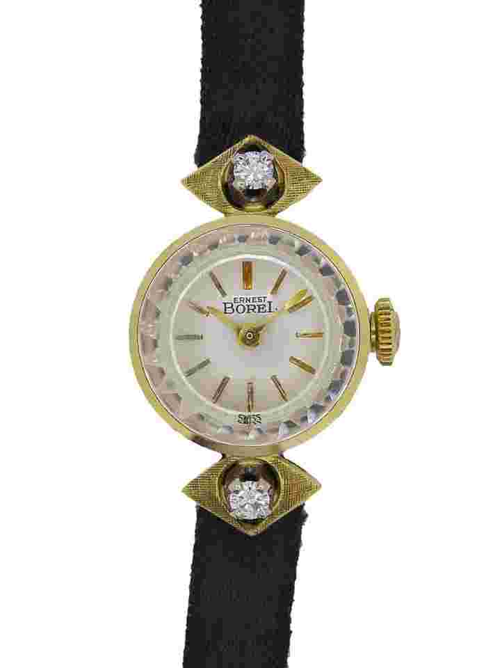 Ernest Borel NOS 18 k Yellow Gold 1970s