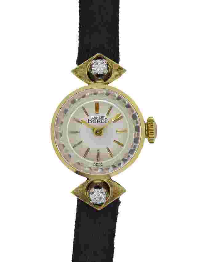 Ernest Borel NOS 18 k Yellow Gold 1970s