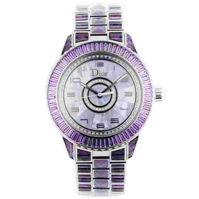 Dior Christal "Amethyst" | REF. CD11456M001 | Mother of Pearl Pink Sapphires Diamonds and Amethysts | Limited to 25 Pieces | 18k White Gold