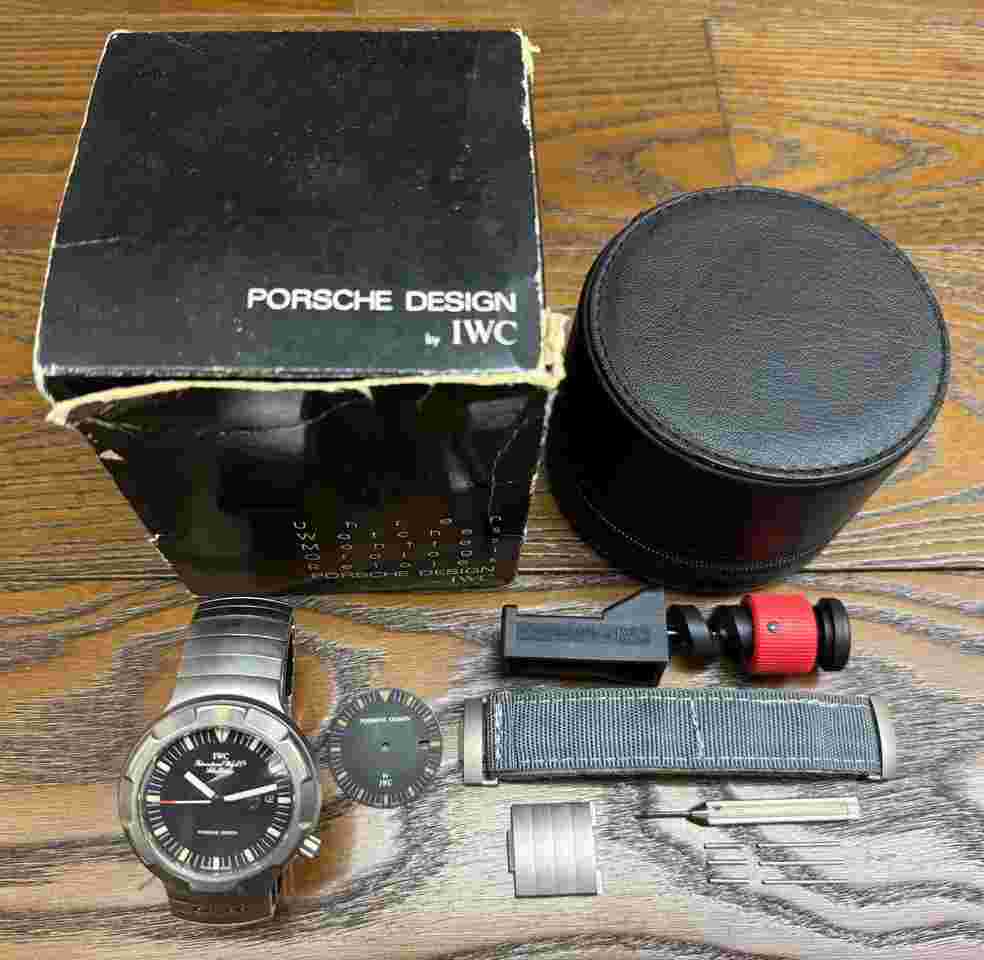 IWC Porsche Design Ocean 2000 Ref. 3504 Geo 3 Date Automatic Watch