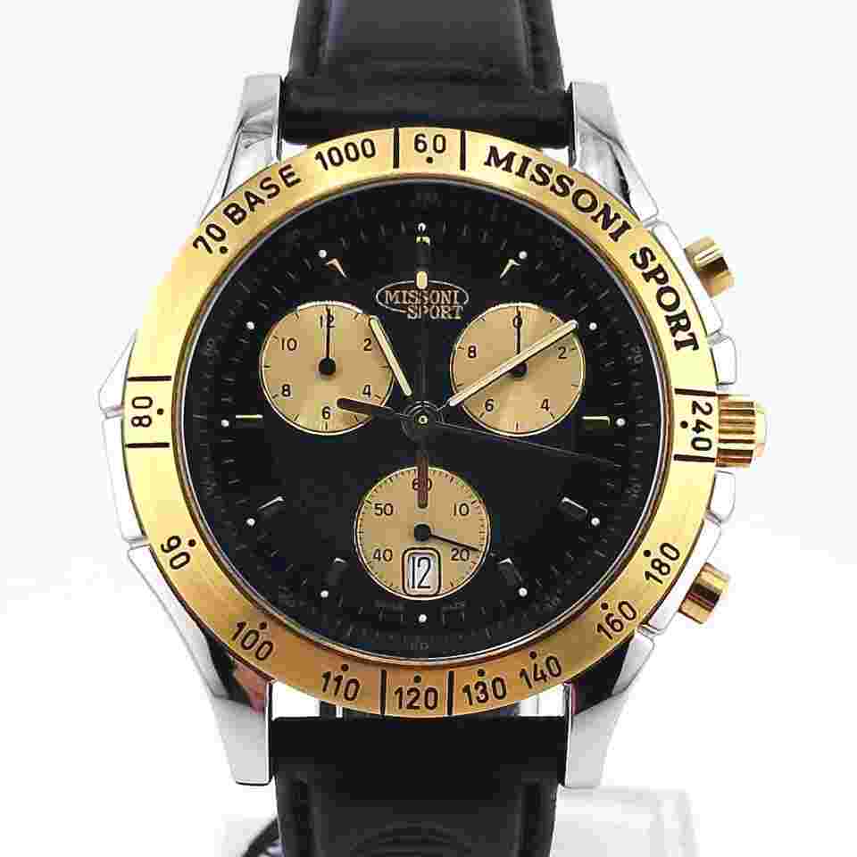 Missoni Sport Chrono Swiss Made Nuovo Full Set NOS Very rare piece especially in unworn condition