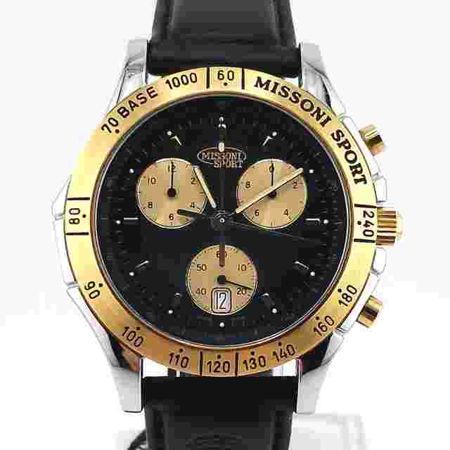 Missoni Sport Chrono Swiss Made Nuovo Full Set NOS Very rare piece especially in unworn condition 
