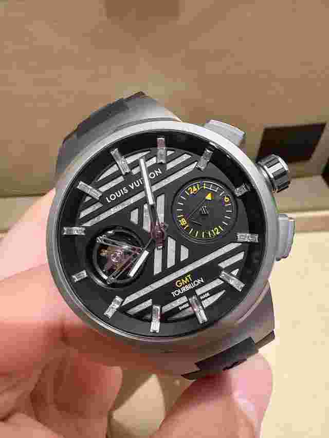 Louis Vuitton Diamond Automatic Watch 46MM tourbillon