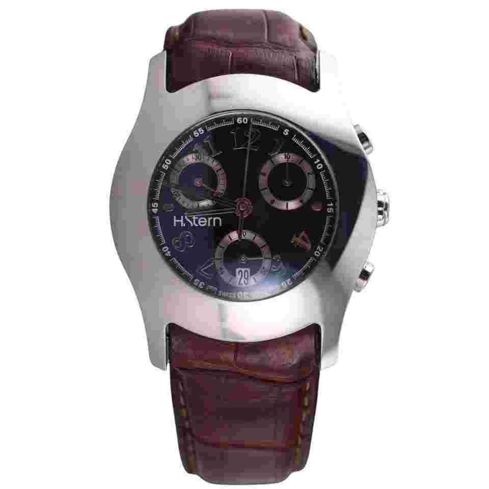 H. Stern Vecchio Chronograph Calendar Date Ref. C001 AC CJ Stainless Steel Swiss Made