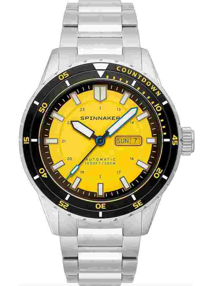 Spinnaker SP-5099-33 Herrenuhr Hass Automatik Diver 43mm 30ATM