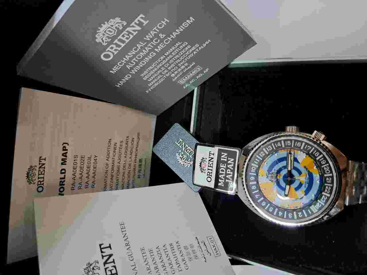 Orient Mako World Map RA-AA0E04Y Ltd 1200Pcs Limited Edition (NEW CONDITION!!!!!!!!)