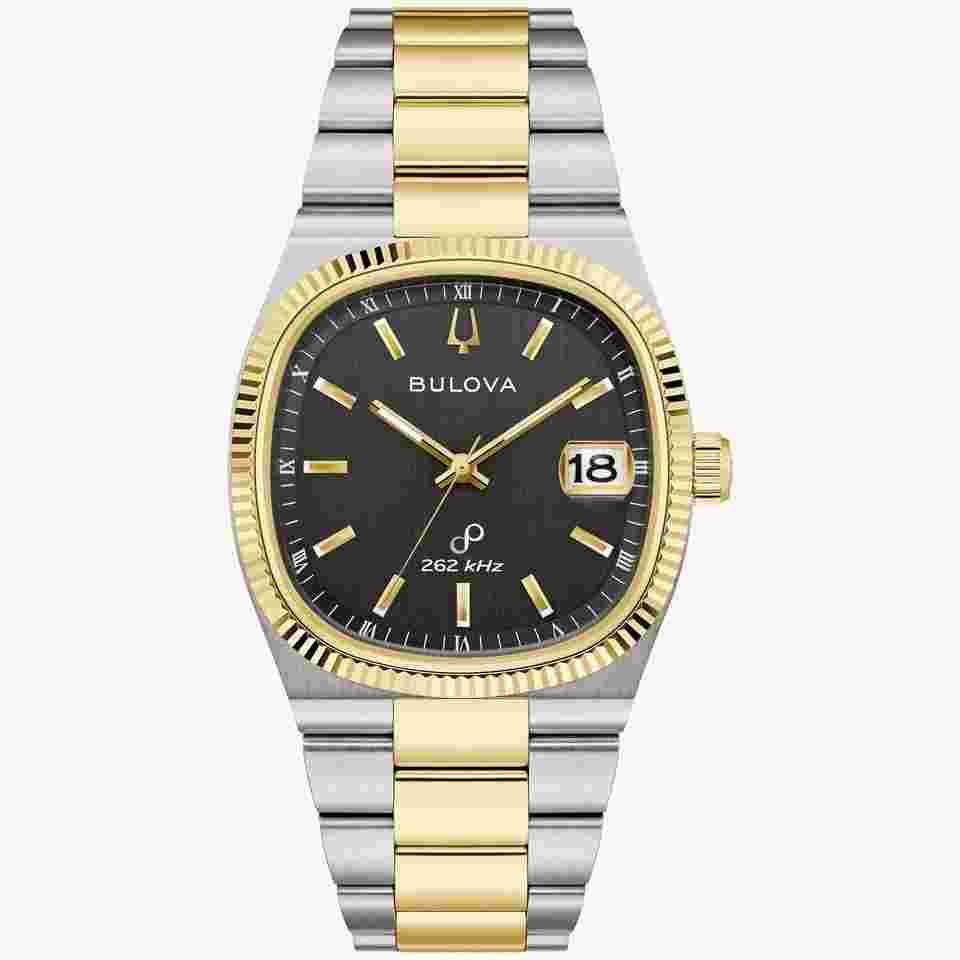 Bulova Precisionist Super Seville 98B458 unisex watch 38 mm high-precision HPQ 262 kHz quartz movemen Bulova Super Seville 98B458 unisex watch