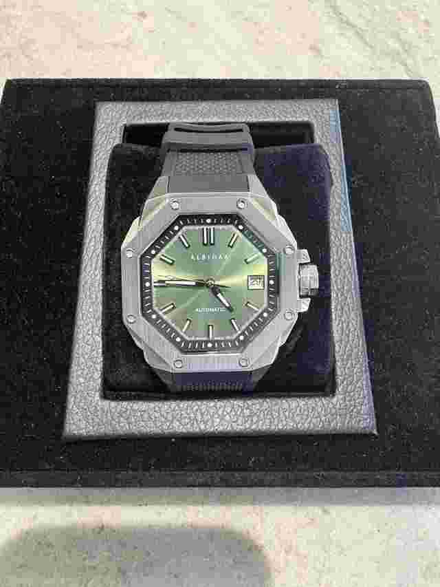 Albidaa Attrayant Albidaa Attrayant Green 38mm - Automatic - Unworn - Full Set 