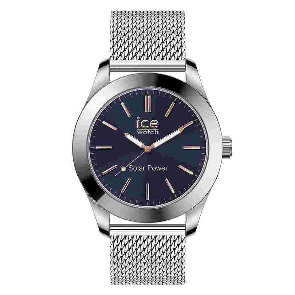 Ice Watch 023794 Herrenuhr ICE Steel Solar M Dunkelblau
