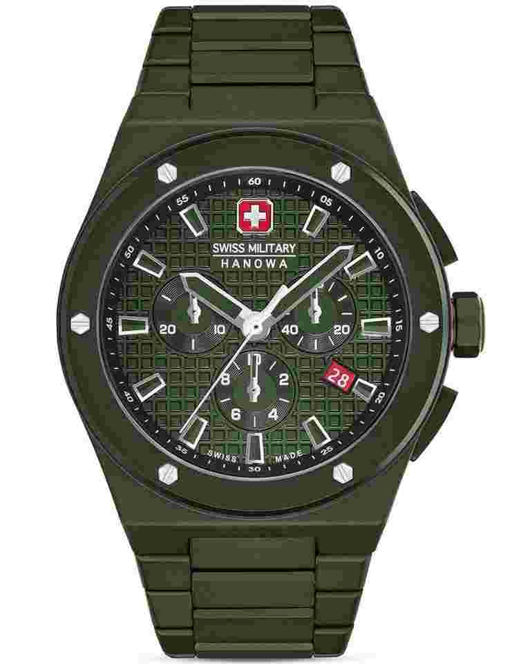 Swiss Military Hanowa SMWGI0002282 Herrenuhr Sidewinder Ceramic Chronograph 43mm 10ATM