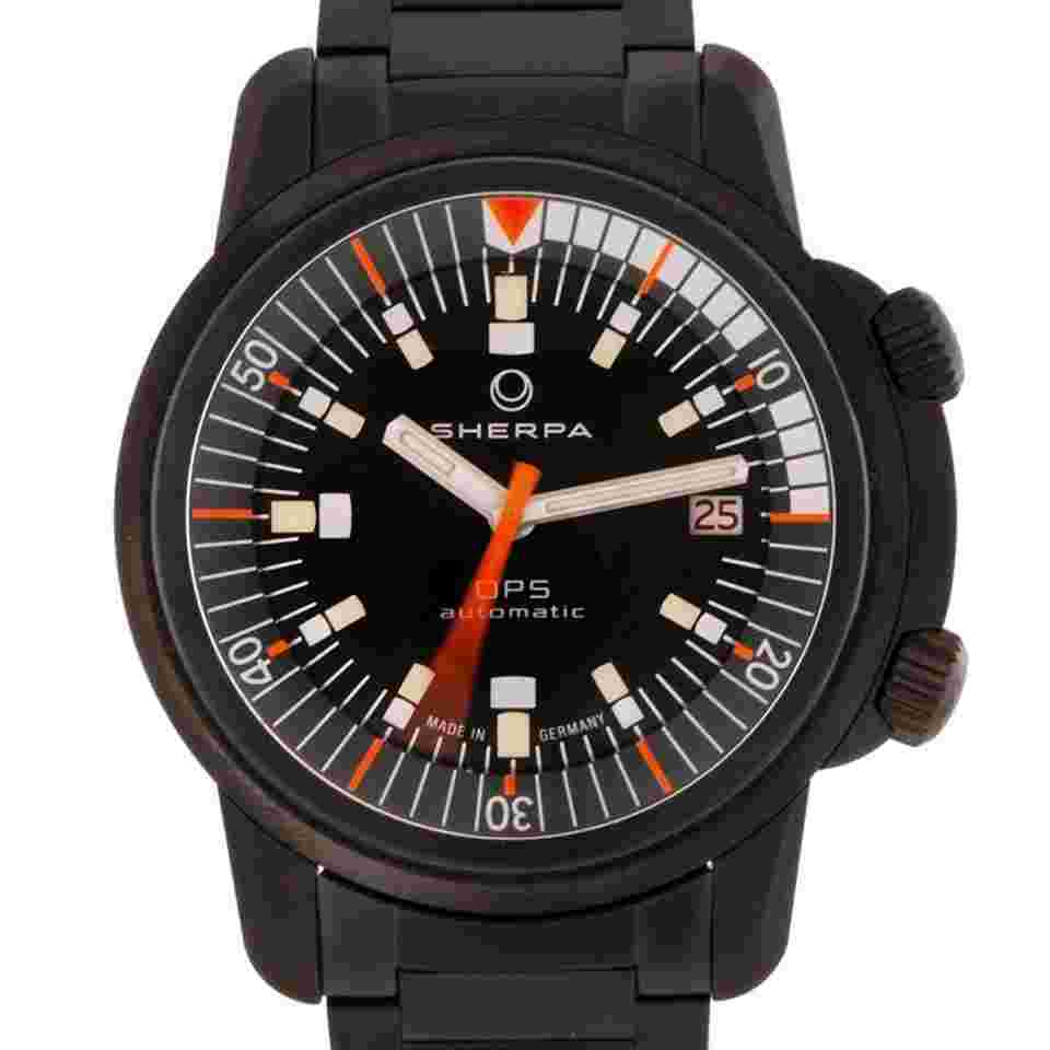 Sherpa OPS 001/02/01 Stahl Black DLC Coated 40mm B+P 2025 Limitied - Novelty