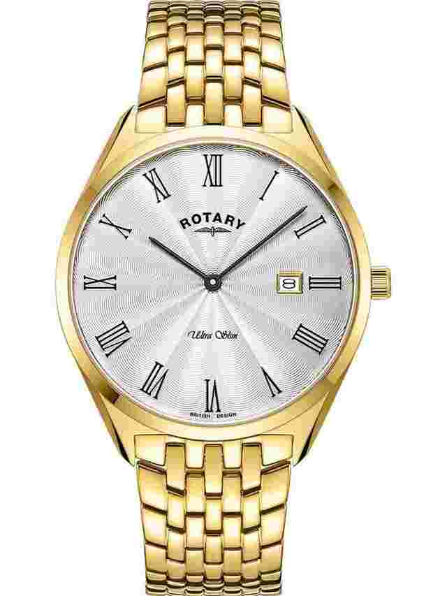 Rotary GB08013/01 Ultra Slim Herrenuhr 38mm 5ATM