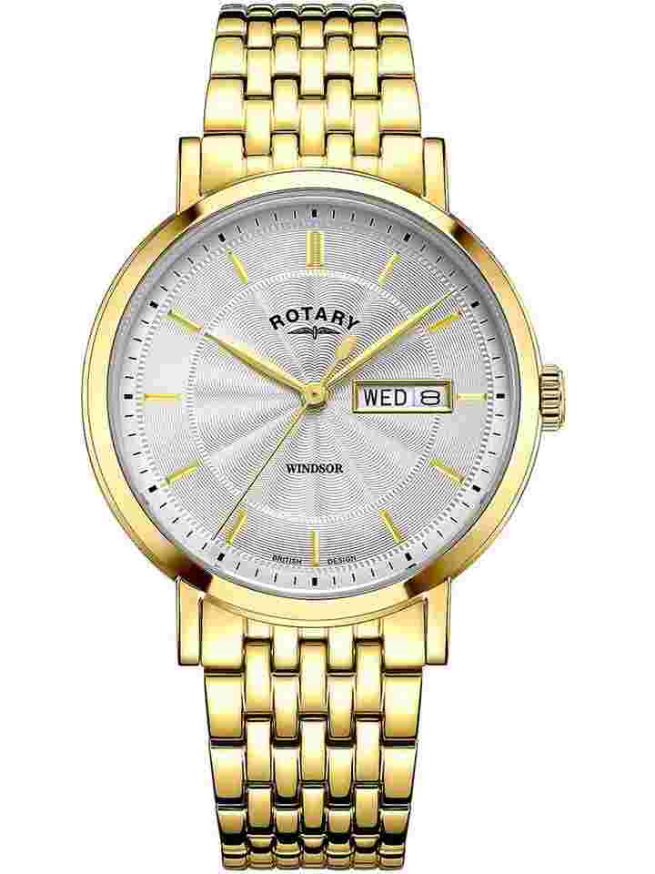 Rotary GB05423/02 Windsor Herrenuhr 37mm 5ATM