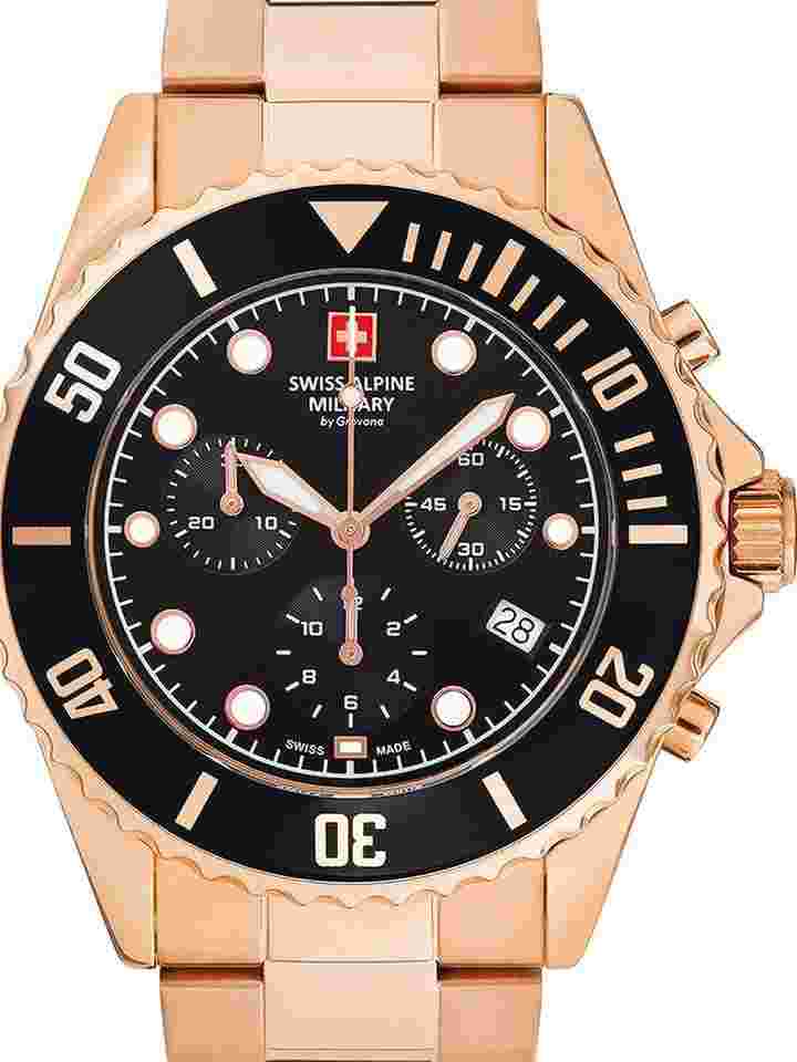 Swiss Alpine Military 7053.9167 Chronograph Herrenuhr 42mm 10ATM