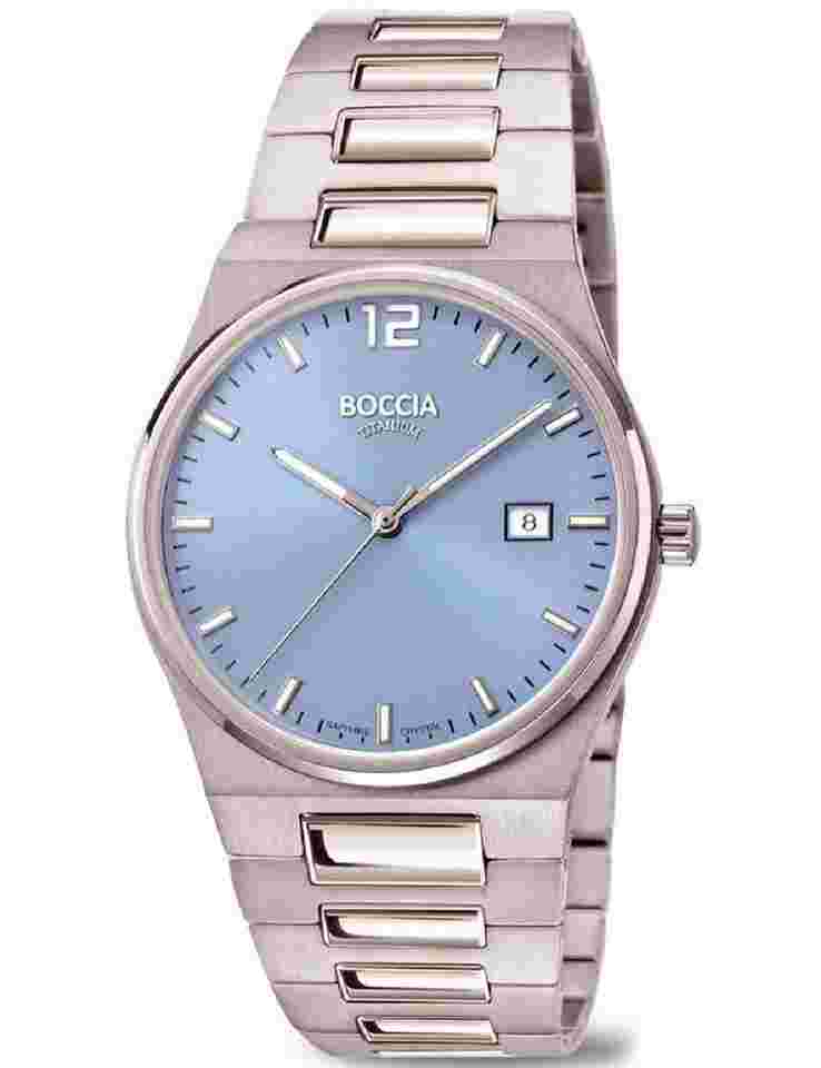 Boccia 3661-01 Herrenuhr Titanium Saphirglas 39mm 5ATM