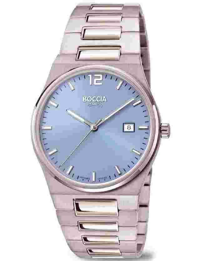 Boccia 3661-01 Herrenuhr Titanium Saphirglas 39mm 5ATM