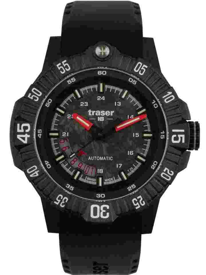Traser H3 110961 Herrenuhr P99 A Tactical Carbon Automatik 46mm 20ATM