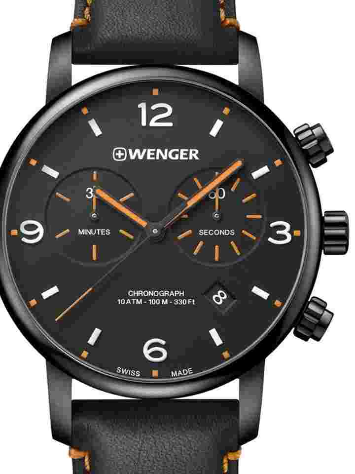 Wenger 01.1743.114 Urban Metropolitan Chronograph Herrenuhr 44mm 10ATM