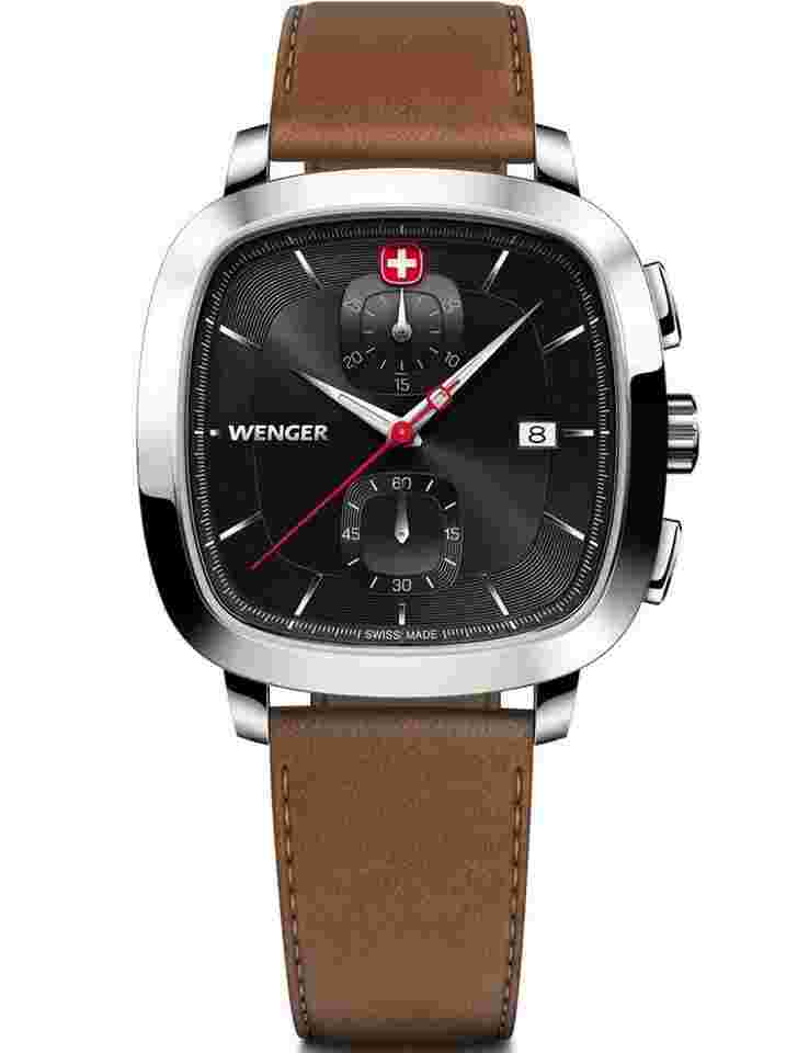 Wenger 01.1933.102 Herrenuhr Vintage Classic Chronograph 40mm 5ATM