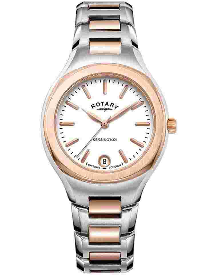 Rotary LB05106/02 Kensington Damenuhr 32mm 5ATM
