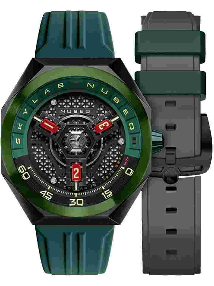 Nubeo NB-6083-09 Herrenuhr Skylab Automatik Limited 48mm 10ATM