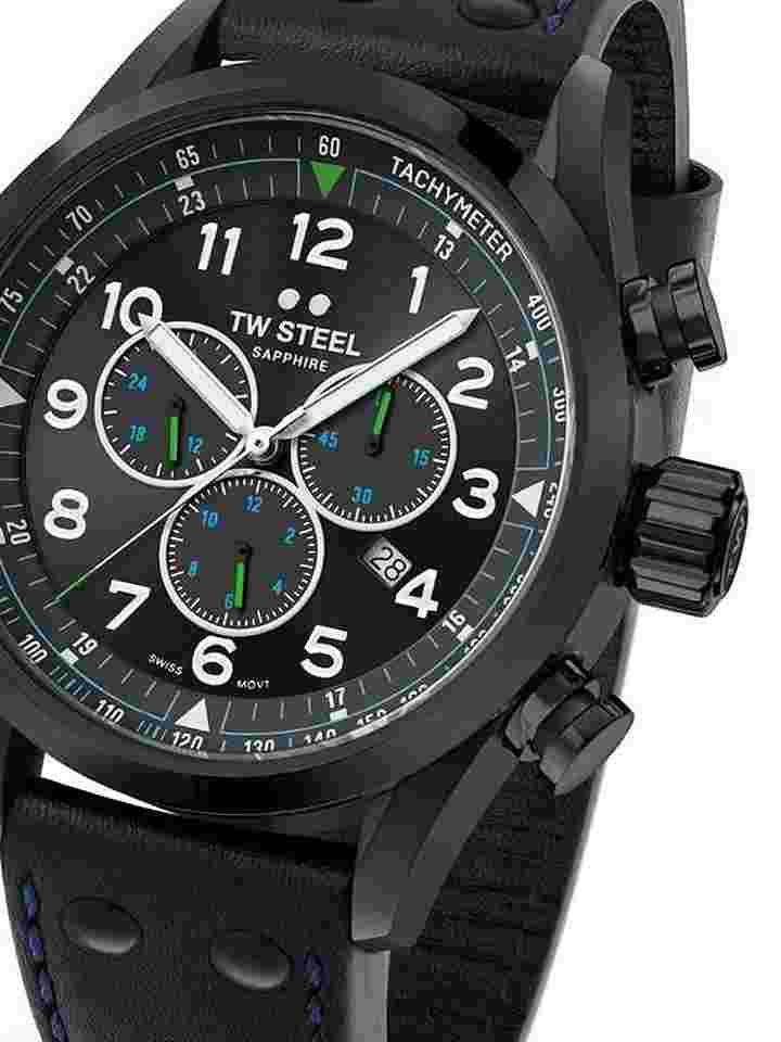TW Steel SVS306 Volante Chronograph Petter Solberg Herrenuhr 48mm 10ATM