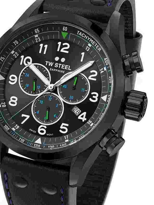 TW Steel SVS306 Volante Chronograph Petter Solberg Herrenuhr 48mm 10ATM