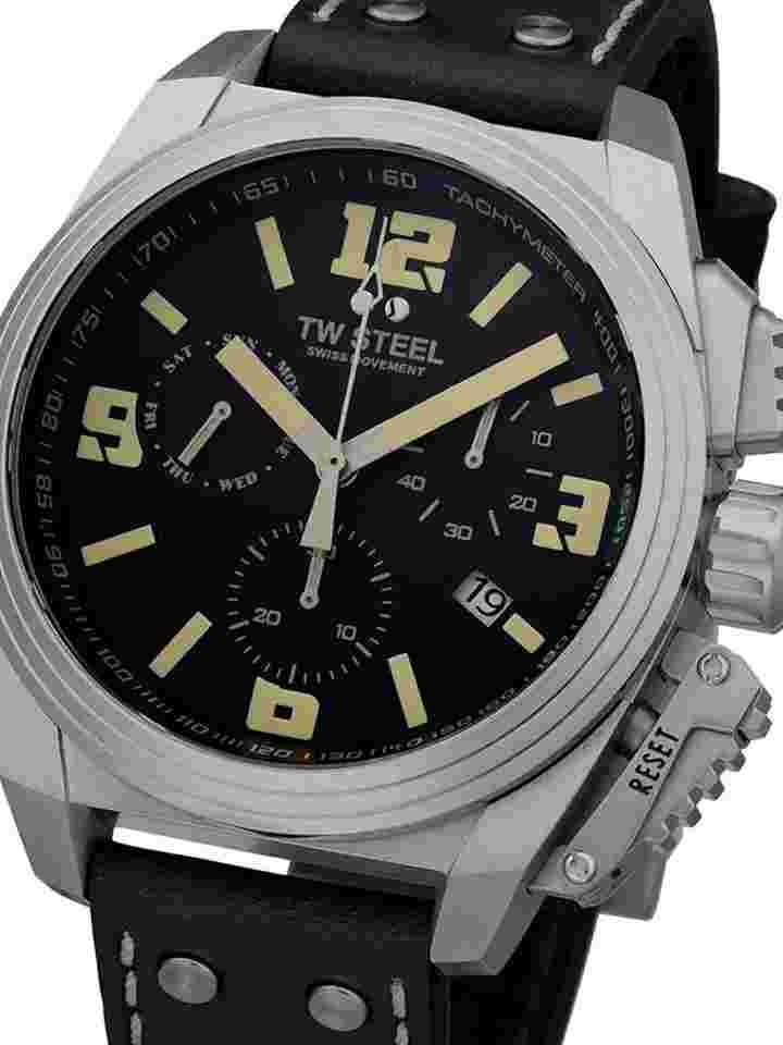TW Steel TW1111 Canteen Chronograph Herrenuhr 46mm 10ATM