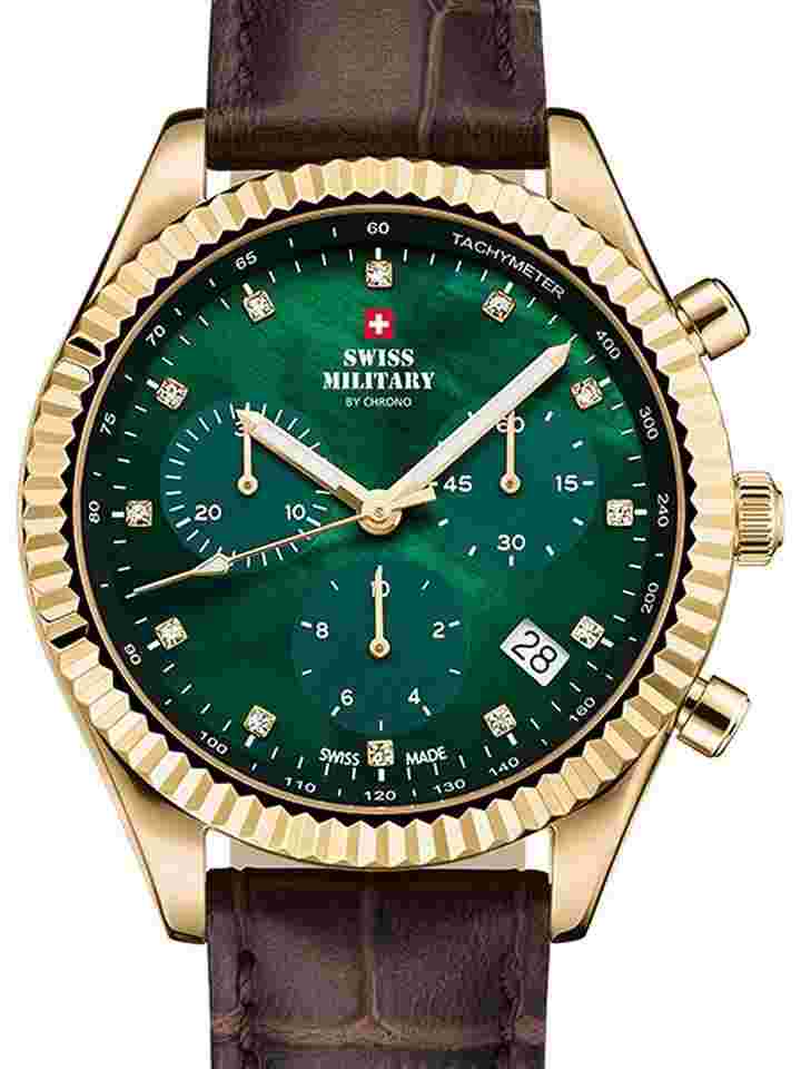 Swiss Military SM30207.08 Elegant Chronograph Damenuhr 38mm 5ATM