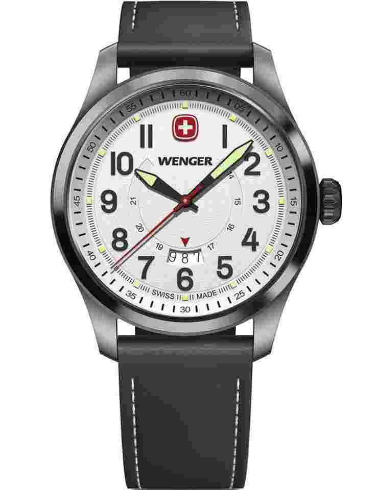 Wenger 01.0541.126 Herrenuhr Terragraph 43mm 10ATM